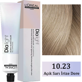 Loreal Professionnel Dia Light - Amonyaksız Saç Boyası No: 10.23 Açık Sarı İrize Dore 50ml - Loreal Professionnel