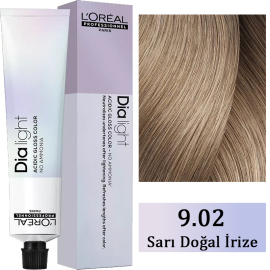 Loreal Professionnel Dia Light - Amonyaksız Saç Boyası No: 9.02 Sarı Doğal İrize 50ml - Loreal Professionnel