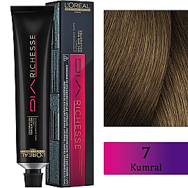 Loreal Professionnel Dia Richesse - Amonyaksız Saç Boyası No: 7 Kumral 50ml - Loreal Professionnel