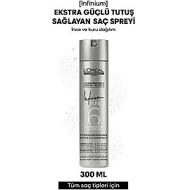Loreal Professionnel Infinium Pure 6 Extra Strong - Ekstra Tutuşlu Saç Spreyi 300ml - 2