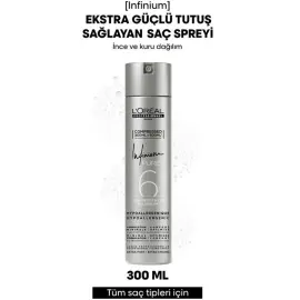 Loreal Professionnel Infinium Pure 6 Extra Strong - Ekstra Tutuşlu Saç Spreyi 300ml - 2