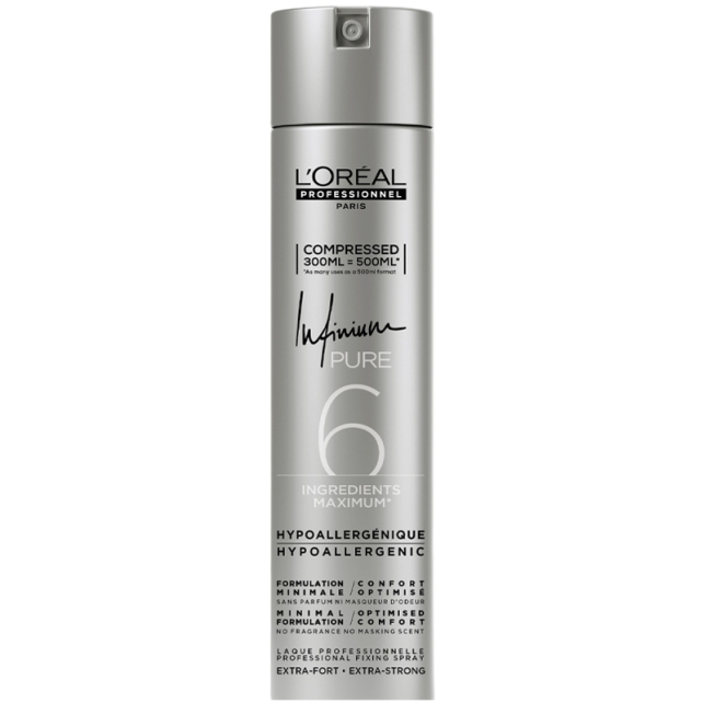 Loreal Professionnel Infinium Pure 6 Extra Strong - Esktra Tutuşlu Saç Spreyi 300ml - 1