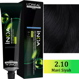 Loreal Professionnel Inoa - Amonyaksız Saç Boyası No: 2.10 Mavi Siyah 60g - Loreal Professionnel