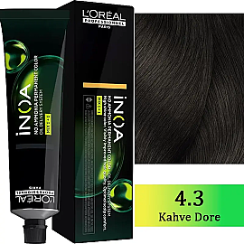 Loreal Professionnel Inoa - Amonyaksız Saç Boyası No: 4.3 Kahve Dore 60g - Loreal Professionnel