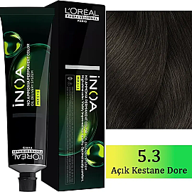 Loreal Professionnel Inoa - Amonyaksız Saç Boyası No: 5.3 Açık Kestane 60g - Loreal Professionnel