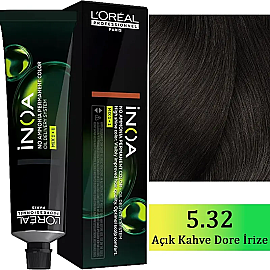 Loreal Professionnel Inoa - Amonyaksız Saç Boyası No: 5.32 Açık Kahve Dore İrize 60g - Loreal Professionnel