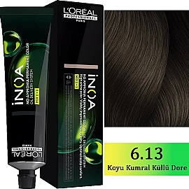 Loreal Professionnel Inoa - Amonyaksız Saç Boyası No: 6.13 Koyu Kumral Küllü Dore 60g - Loreal Professionnel