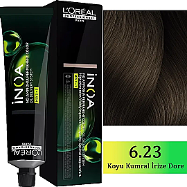 Loreal Professionnel Inoa - Amonyaksız Saç Boyası No: 6.23 Koyu Kumral İrize Dore 60g - Loreal Professionnel