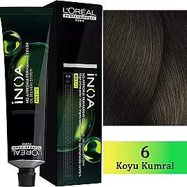 Loreal Professionnel Inoa - Amonyaksız Saç Boyası No: 6 Koyu Kumral 60g - Loreal Professionnel