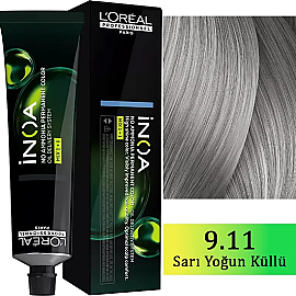 Loreal Professionnel Inoa - Amonyaksız Saç Boyası No: 9.11 Sarı Yoğun Küllü 60g - Loreal Professionnel