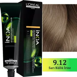 Loreal Professionnel Inoa - Amonyaksız Saç Boyası No: 9.12 Sarı Küllü İrize 60g - Loreal Professionnel