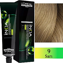 Loreal Professionnel Inoa - Amonyaksız Saç Boyası No: 9 Sarı 60g - Loreal Professionnel