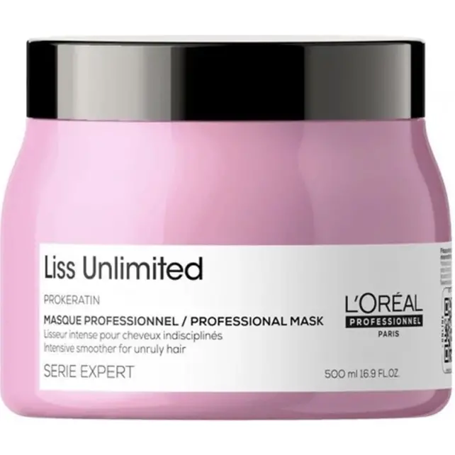 Loreal Professionnel Liss Unlimited Mask - Elektriklenme Karşıtı Bakım Maskesi 500ml - 1