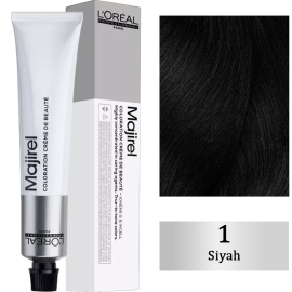 Loreal Professionnel Majirel Coloration Creme - Saç Boyası No: 1 Siyah 50ml - Loreal Professionnel