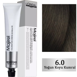 Loreal Professionnel Majirel Coloration Creme - Saç Boyası No: 6.0 Yoğun Koyu Kumral 50ml - Loreal Professionnel