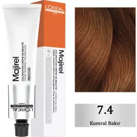 Loreal Professionnel Majirel Coloration Creme - Saç Boyası No: 7.4 Kumral Bakır 60ml - Loreal Professionnel