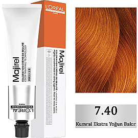 Loreal Professionnel Majirel Coloration Creme - Saç Boyası No: 7.40 Kumral Ekstra Yoğun Bakır 60ml - Loreal Professionnel