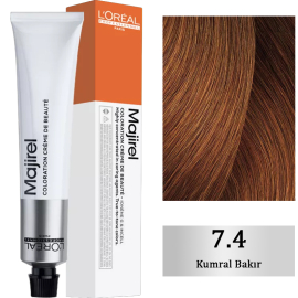 Loreal Professionnel Majirel Coloration Creme - Saç Boyası No: 7.4 Kumral Bakır 50ml - Loreal Professionnel