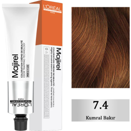 Loreal Professionnel Majirel Coloration Creme - Saç Boyası No: 7.4 Kumral Bakır 60ml - Loreal Professionnel