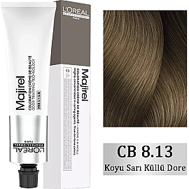 Loreal Professionnel Majirel Coloration Creme - Saç Boyası No: 8.13 Koyu Sarı Küllü Dore - Loreal Professionnel