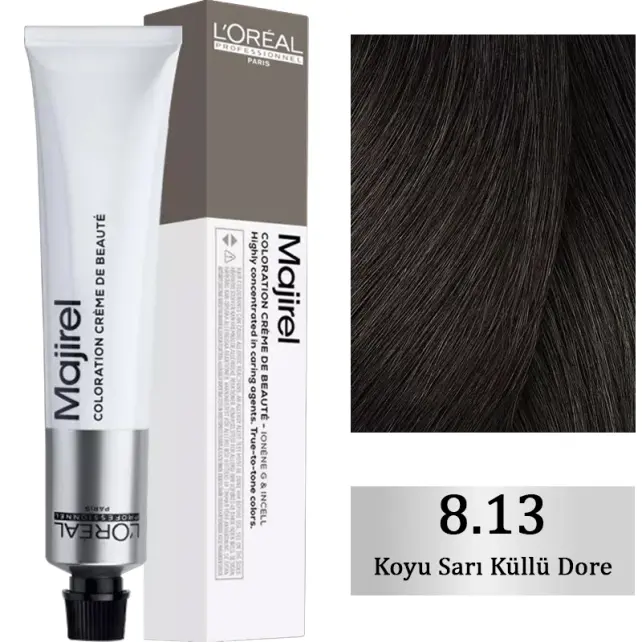 Loreal Professionnel Majirel Coloration Creme - Saç Boyası No: 8.13 Koyu Sarı Küllü Dore 50ml - 1