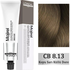 Loreal Professionnel Majirel Coloration Creme - Saç Boyası No: 8.13 Koyu Sarı Küllü Dore - Loreal Professionnel