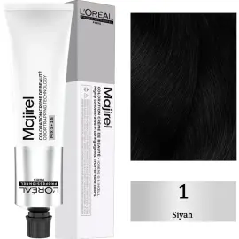 Loreal Professionnel Majirel Funda Coloration Creme Saç Boyası No: 1 Siyah 60ml - 1