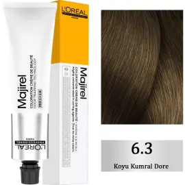 Loreal Professionnel Majirel Gold Coloration Creme - Saç Boyası No: 6.3 Koyu Kumral Dore 60ml - 1