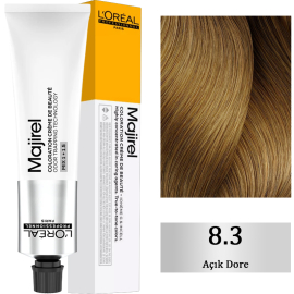 Loreal Professionnel Majirel Gold Coloration Creme - Saç Boyası No: 8.3 Açık Dore 60ml - Loreal Professionnel