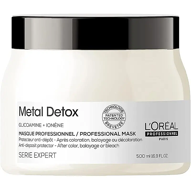 Loreal Professionnel Metal Detox Mask - Detoks Etkili Saç Bakım Maskesi 500ml - 1