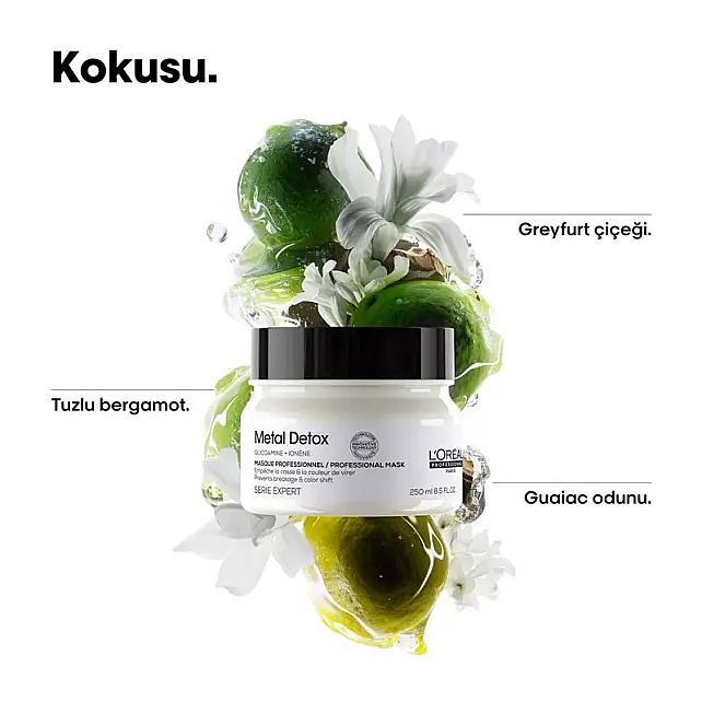 Loreal Professionnel Metal Detox Mask - Detoks Etkili Saç Bakım Maskesi 500ml - 2