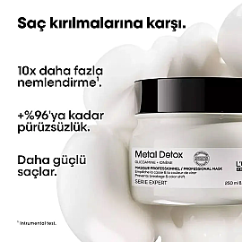 Loreal Professionnel Metal Detox Mask - Detoks Etkili Saç Bakım Maskesi 500ml - 3