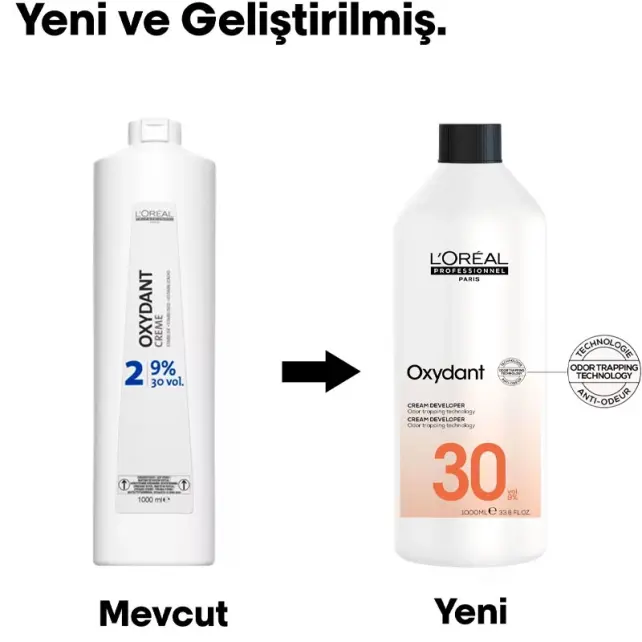Loreal Professionnel Oxydant Creme - 30 Vol 9% Oksidan 1LT - 2