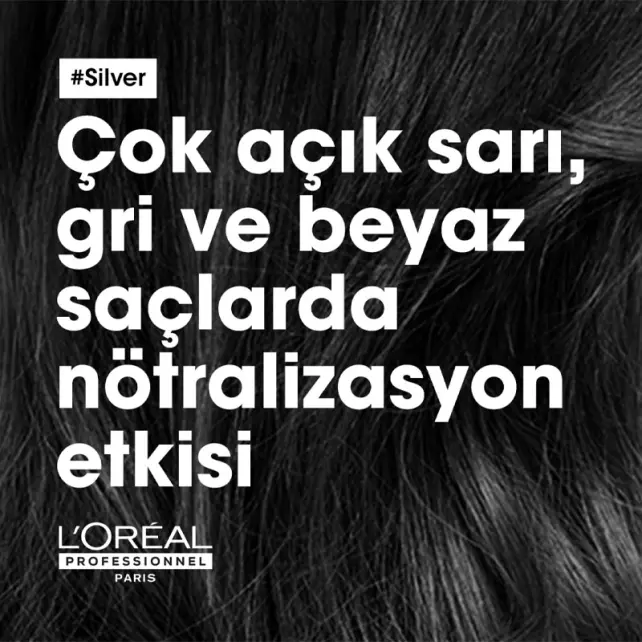 Loreal Professionnel Silver Shampoo - Renk Dengeleyici Mor Şampuan 500ml - 2