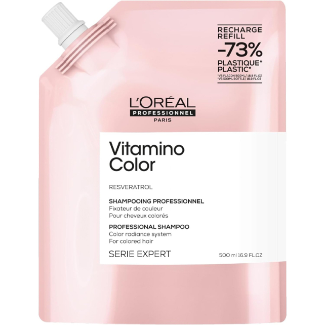 Loreal Professionnel Vitamino Color Shampoo Refill - Renk Koruyucu Saç Bakım Şampuanı 500ml - 1