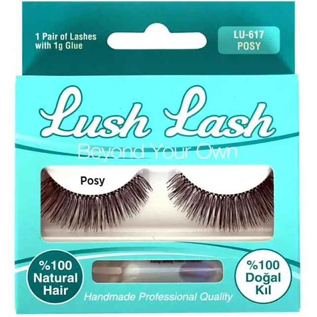 Lush Lash %100 Doğal Kıl Takma Kirpik Kod: LU-617 - 1