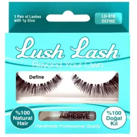Lush Lash %100 Doğal Kıl Takma Kirpik Kod: LU-618 - Lush Lash