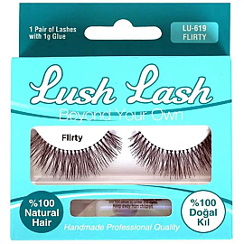 Lush Lash %100 Doğal Kıl Takma Kirpik Kod: LU-619 - Lush Lash