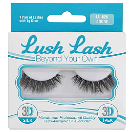 Lush Lash 3D İpek Takma Kirpik Adore Kod: LU-626 - Lush Lash