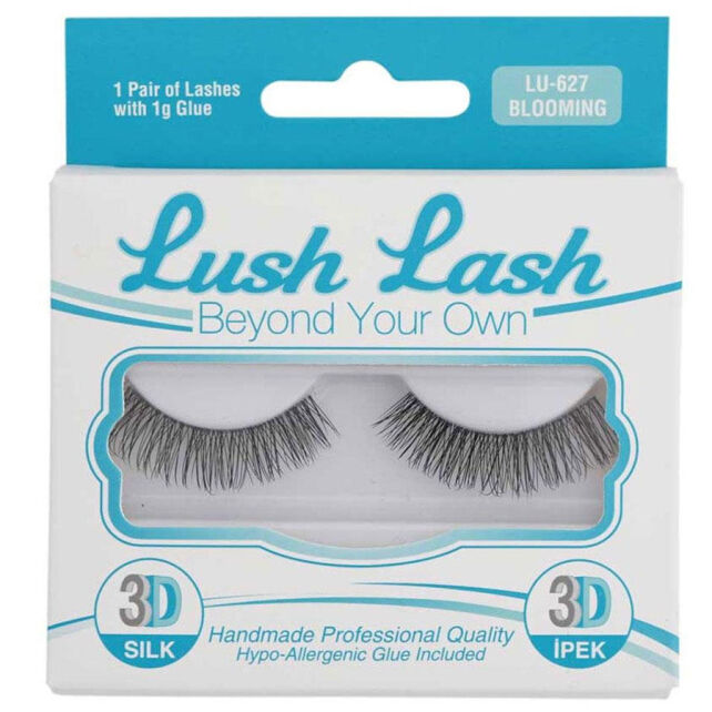 Lush Lash 3D İpek Takma Kirpik Blooming LU-627 - 1