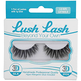 Lush Lash 3D İpek Takma Kirpik Catwalk Kod: LU-625 - Lush Lash
