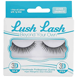 Lush Lash 3D İpek Takma Kirpik Dramatic Kod: LU-628 - Lush Lash