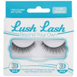 Lush Lash 3D İpek Takma Kirpik Dramatic Kod: LU-628 - Lush Lash
