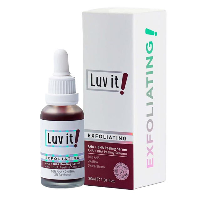 Luv it Exfoliating AHA + BHA Peeling Serum 30ml - 2