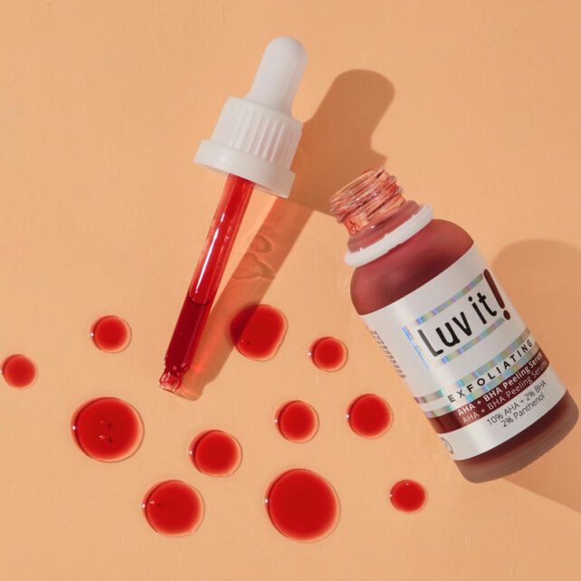 Luv it Exfoliating AHA + BHA Peeling Serum 30ml - 3