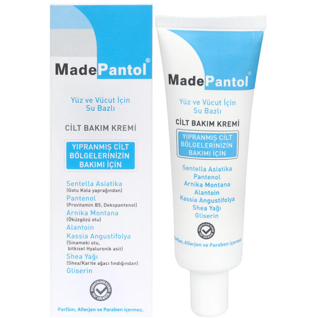 Madepantol Su Bazlı Cilt Bakım Kremi 50ml Madepantol Su Bazlı Cilt Bakım Kremi 50ml