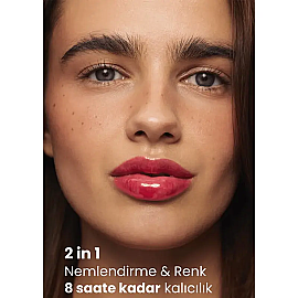 Matsu 2 In 1 Renkli Dudak Balmı - Pink Pie 10ml - 4