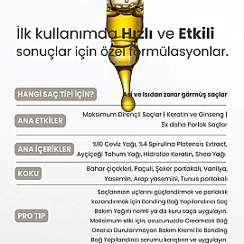 Matsu Bonding Bağ Yapılandırıcı Saç Bakım Yağı 50ml - 3