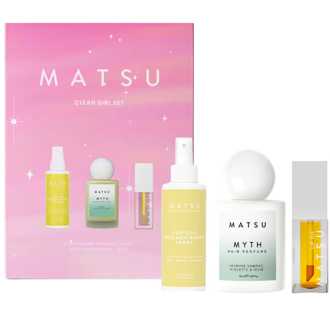 Matsu Clean Girl Set - Yoğun Onarıcı Saç Bakım Seti - 2