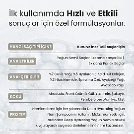 Matsu Deep Hydrating Shampoo - Yoğun Nem Şampuanı 350ml - 3